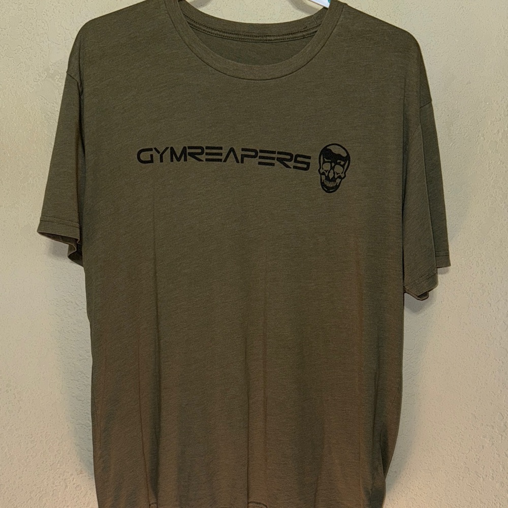 GymReapers Men's Short Sleeve T-Shirt in Olive Green
